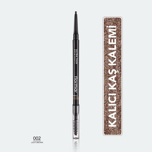 Flormar Ultra Thin Eyebrow Pencil with Fine Tip and Bristle Brush 0