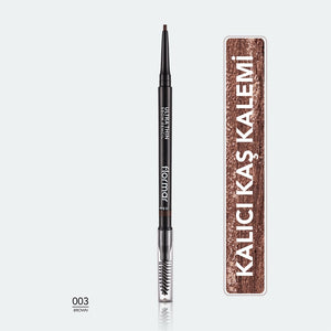 Flormar Ultra Thin Eyebrow Pencil with Fine Tip and Bristle Brush 0