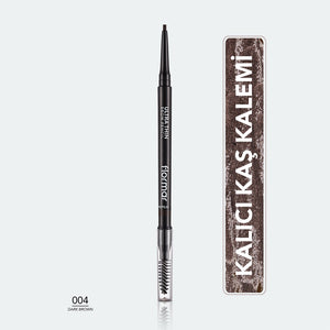 Flormar Ultra Thin Eyebrow Pencil with Fine Tip and Bristle Brush 0