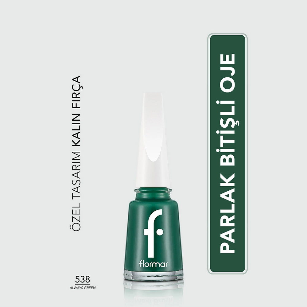 Flormar Nail Enamel Intensely Pigmented Nail Polish 417 Steel Gray
