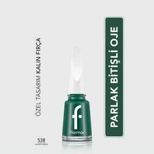 Flormar Nail Enamel Intensely Pigmented Nail Polish 417 Steel Gray