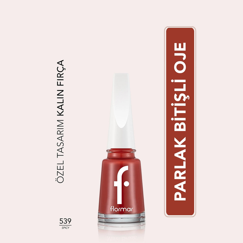 Flormar Nail Enamel Intensely Pigmented Nail Polish 417 Steel Gray