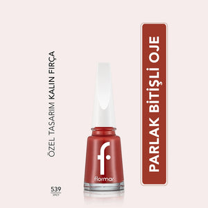 Flormar Nail Enamel Intensely Pigmented Nail Polish 417 Steel Gray
