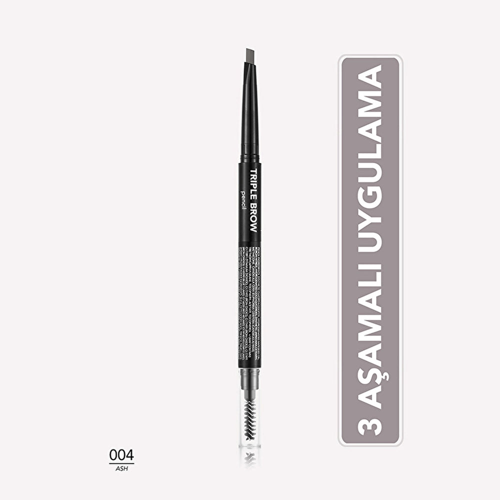 Flormar Triple Brow Brush and Powder Eyebrow Pencil