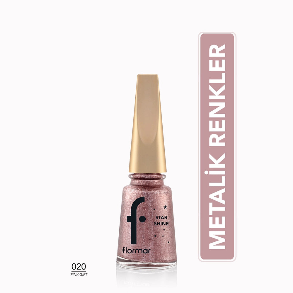 Flormar Star Shine Intensely Pigmented Metallic Look Nail Polish