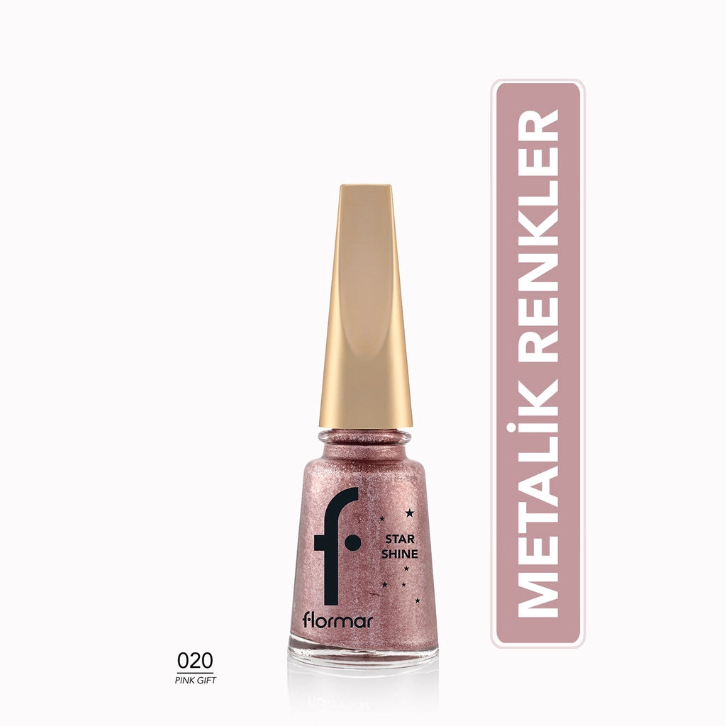 Flormar Star Shine Intensely Pigmented Metallic Look Nail Polish
