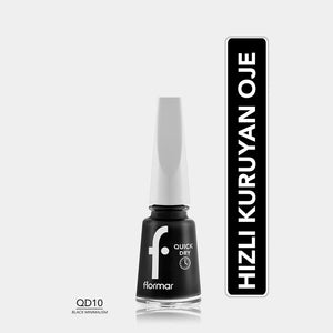 Flormar Quick Dry Fast-Drying Intensely Pigmented Nail Polish