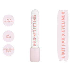 Show by Pastel Multi-Matte Eye Paint Waterproof Eyeshadow & Liner Waterproof Matte Liquid Eyeshadow and Eyeliner
