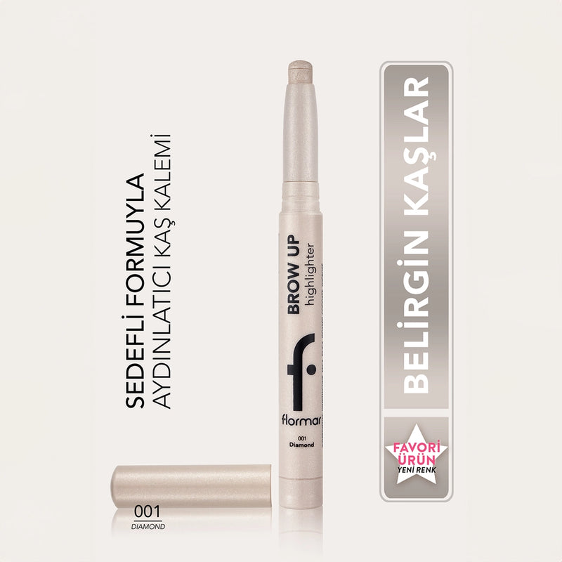 Flormar Brow Up Soft Texture & Intense Shine Lift Under-Brow Lightening Pen