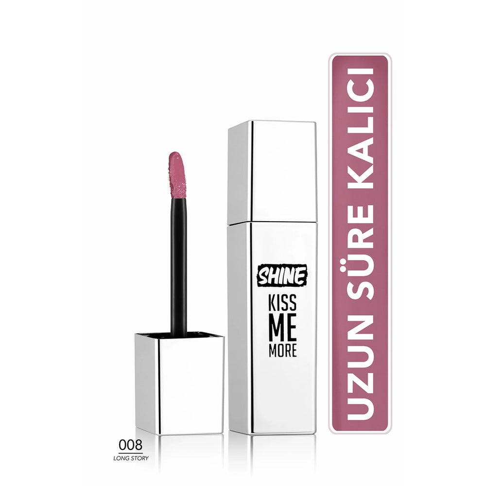 Flormar Shine Kiss Me More Long Lasting & Shiny Finish Liquid Lipstick