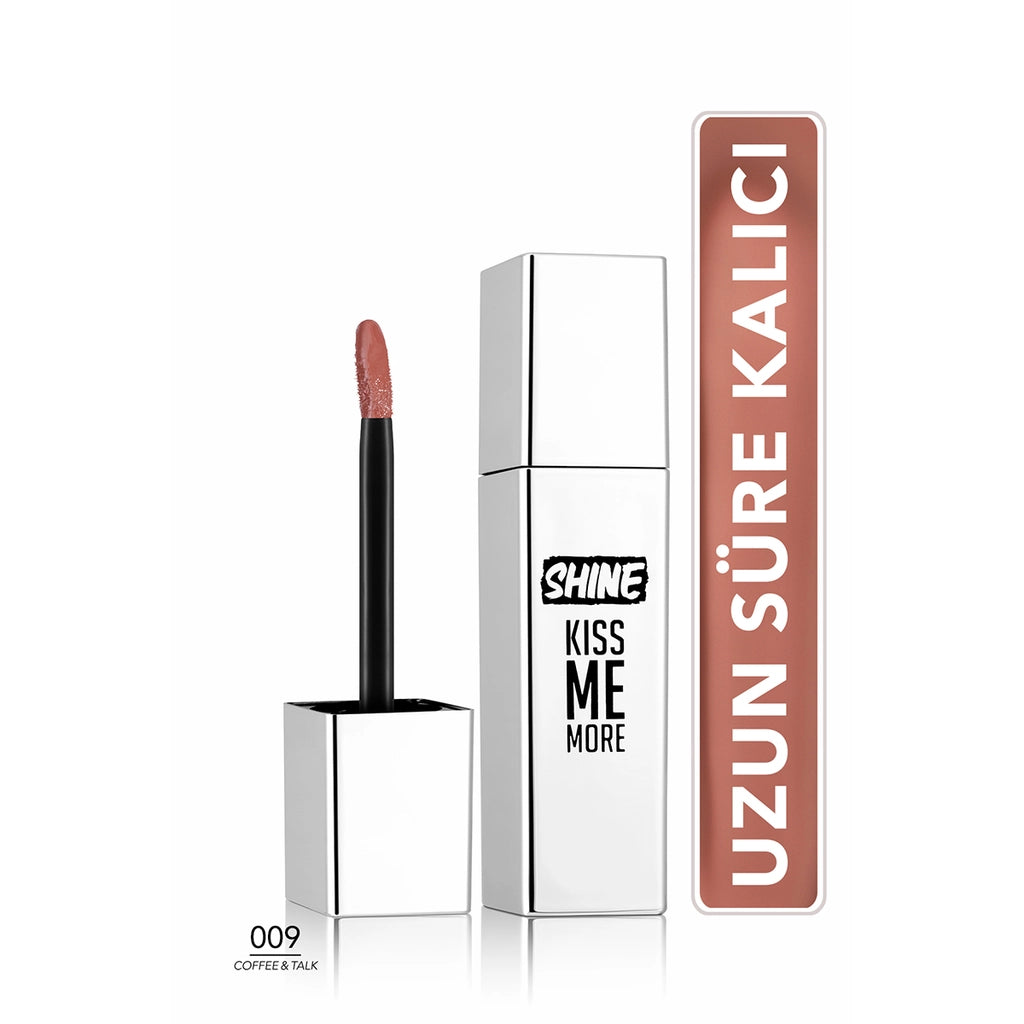 Flormar Shine Kiss Me More Long Lasting & Shiny Finish Liquid Lipstick