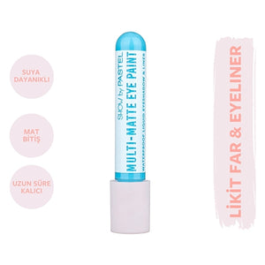 Show by Pastel Multi-Matte Eye Paint Waterproof Eyeshadow & Liner Waterproof Matte Liquid Eyeshadow and Eyeliner