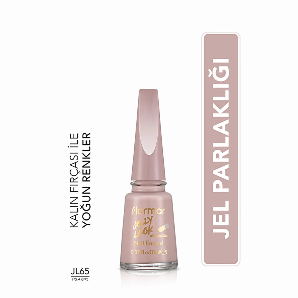 Flormar Jelly Look Intensely Pigmented and Gel Appearance Nail Polish