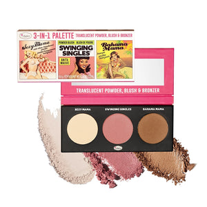 theBalm Powder Trio Face Palette Hot Mama, Bahama Mama, Mary-Lou Manizer