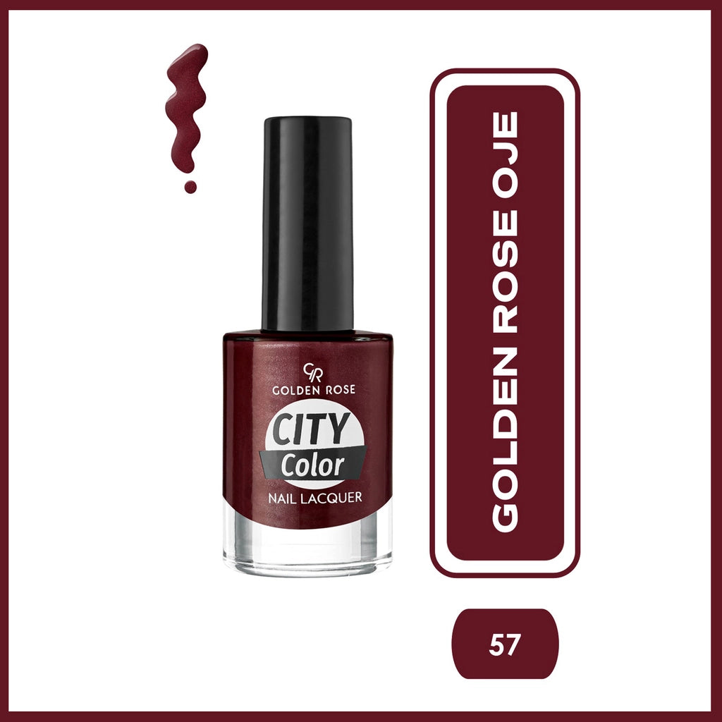 Golden Rose City Color Nail Lacquer Nail Polish
