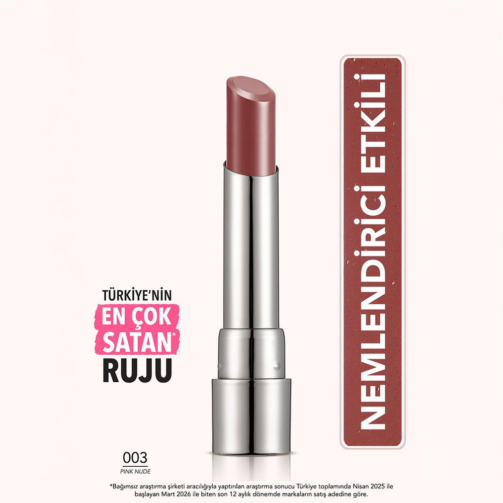 Flormar Sheer Up Moisturizing Effect Semi-Transparent Lipstick