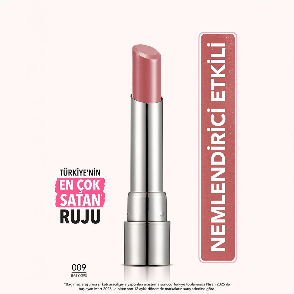 Flormar Sheer Up Moisturizing Effect Semi-Transparent Lipstick