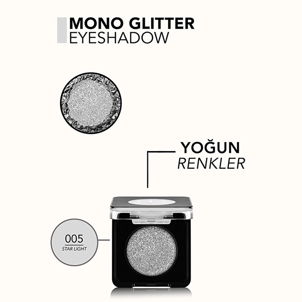 Flormar Mono Intense Color Metallic Single Eyeshadow