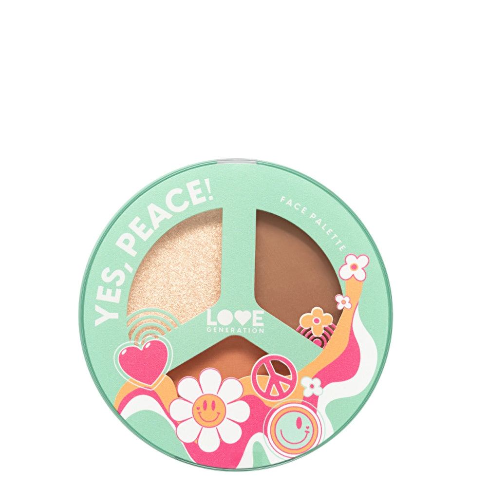 Love Generation Face Palette Yes, Peace! - Multi-Use Face Palette