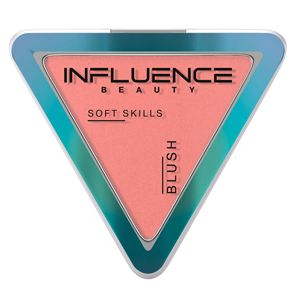 Influence Beauty Compact Blush Soft Skills Blush - Buildable Compact Blush with Natural Finish