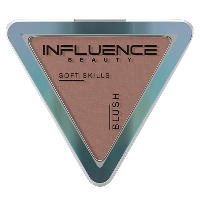 Influence Beauty Compact Blush Soft Skills Blush - Buildable Compact Blush with Natural Finish