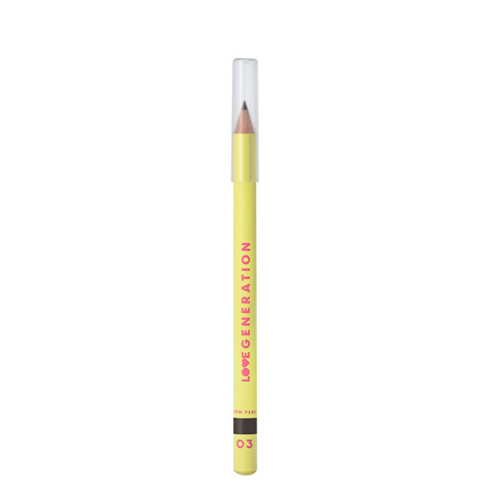 Love Generation Eyebrow Pencil 04 Brow-Tastic Vibe - Dark Brown Classic Brow Pencil