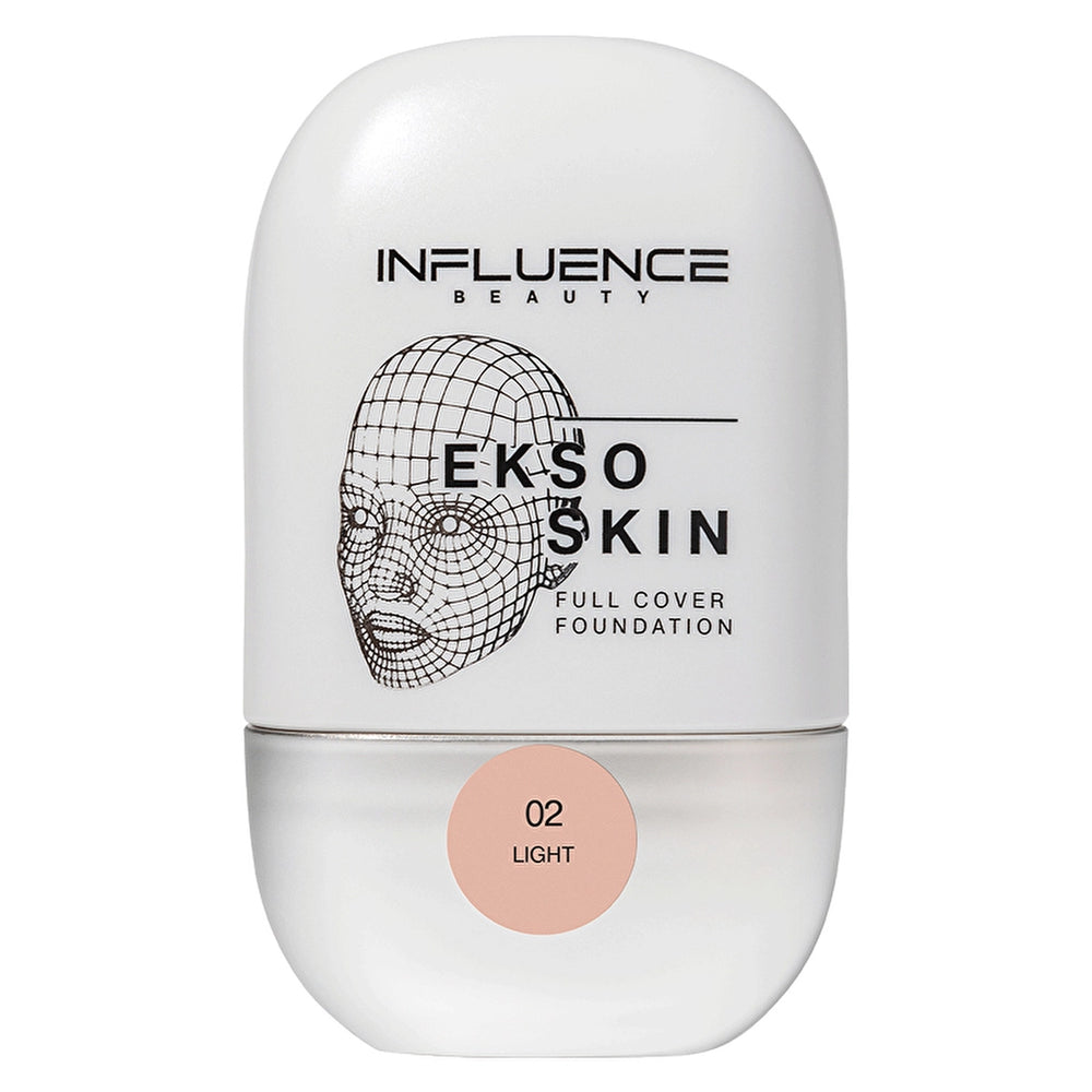 Influence Beauty Full Cover Foundation Ekso Skin - High-Coverage Foundation for Flawless Complexion