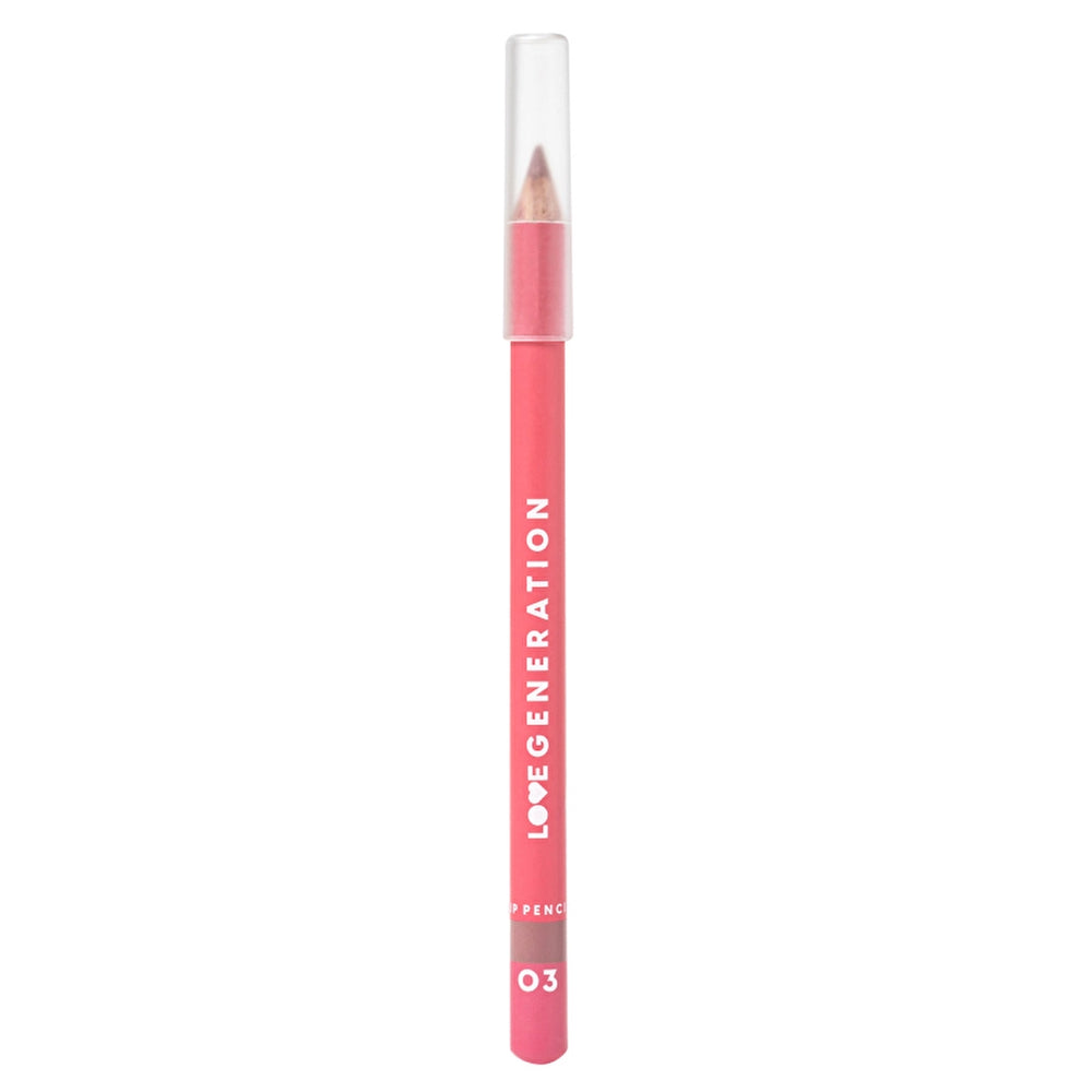 Love Generation Lip Pencil 04 Work, Babe! - Long-Lasting Lip Liner