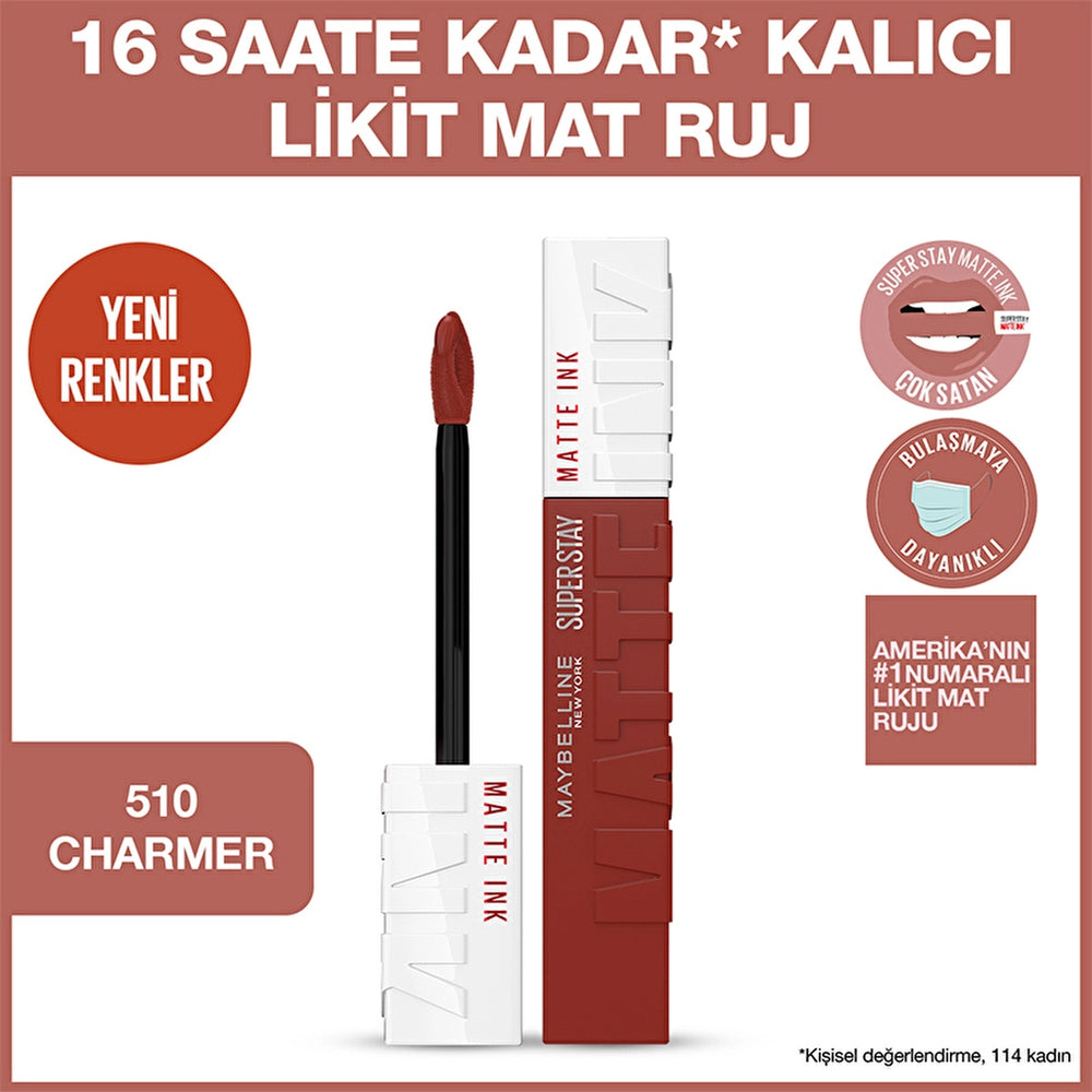 Maybelline New York Super Stay Matte Ink Liquid Matte Lipstick