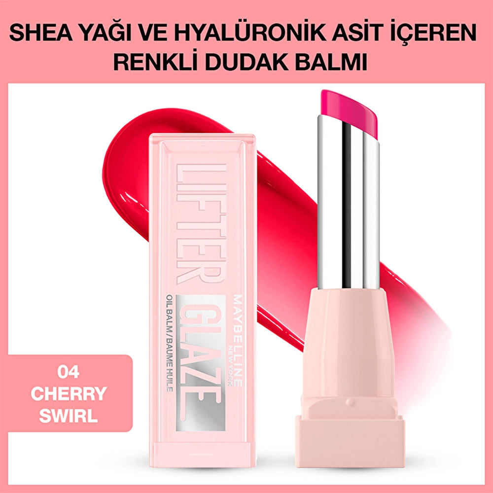 Maybelline New York Lifter Glaze Tinted Lip Balm with Shea Butter and Hyaluronic Acid
