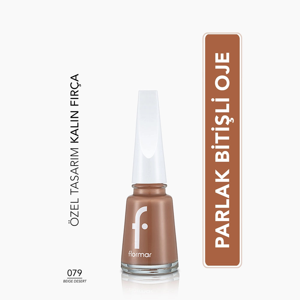 Flormar Nail Enamel Intensely Pigmented Nail Polish 417 Steel Gray