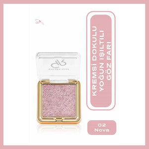 Golden Rose Glitter Glow Eyeshadow Eye Shadow No: