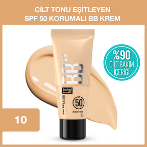Maybelline New York Fit Me Nude Skin Care Effective Moisturizing SPF BB Cream 50