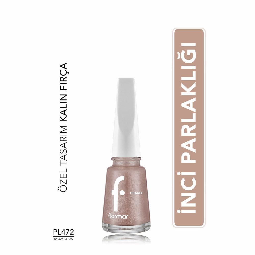 Flormar Pearly Intensely Pigmented and Pearlescent Reflection Nail Polish