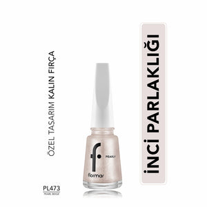 Flormar Pearly Intensely Pigmented and Pearlescent Reflection Nail Polish