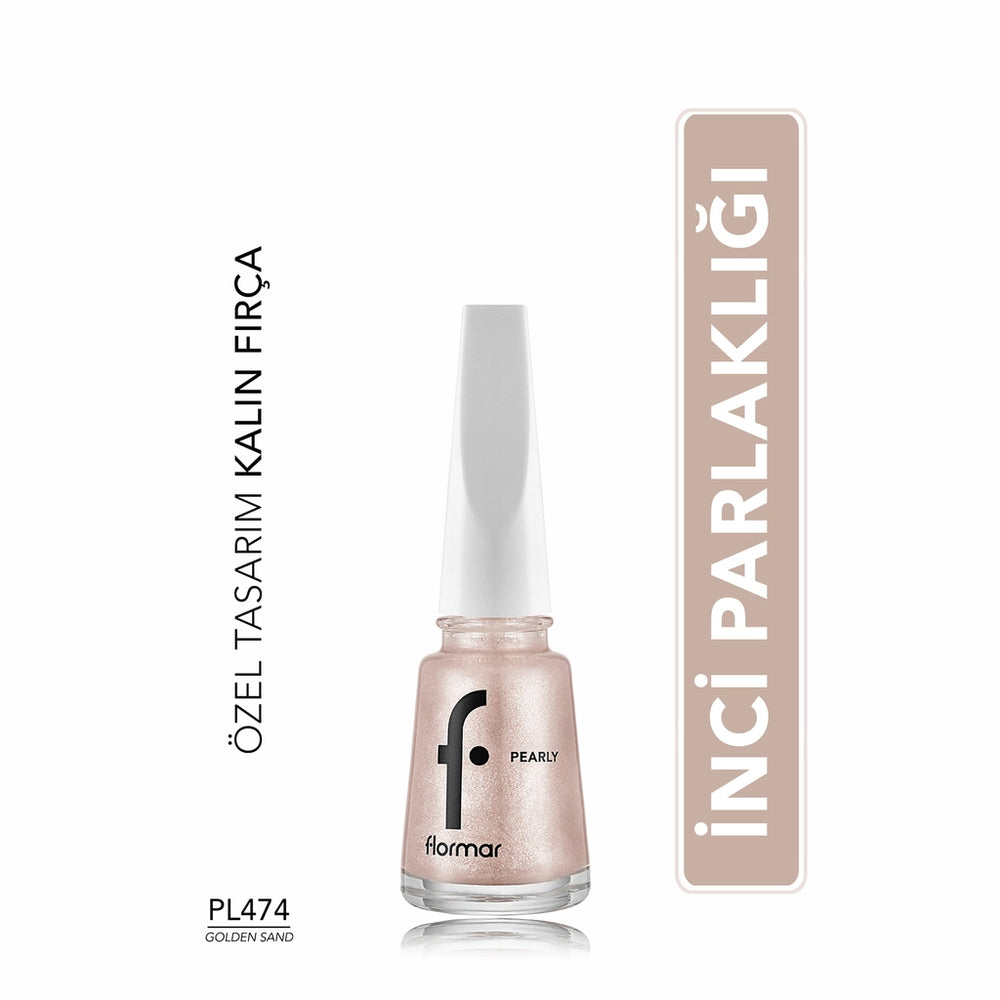 Flormar Pearly Intensely Pigmented and Pearlescent Reflection Nail Polish