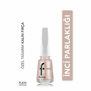 Flormar Pearly Intensely Pigmented and Pearlescent Reflection Nail Polish