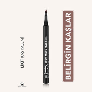 Flormar Brow Micro Filler Comb Tip Natural Finish Eyebrow Pencil