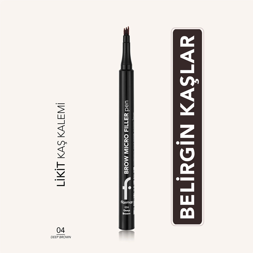 Flormar Brow Micro Filler Comb Tip Natural Finish Eyebrow Pencil