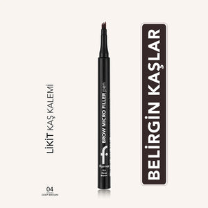 Flormar Brow Micro Filler Comb Tip Natural Finish Eyebrow Pencil