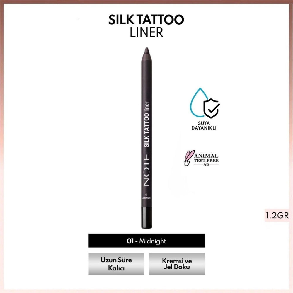 Note Silk Tattoo Liner Waterproof Silky Gel Eye Liner