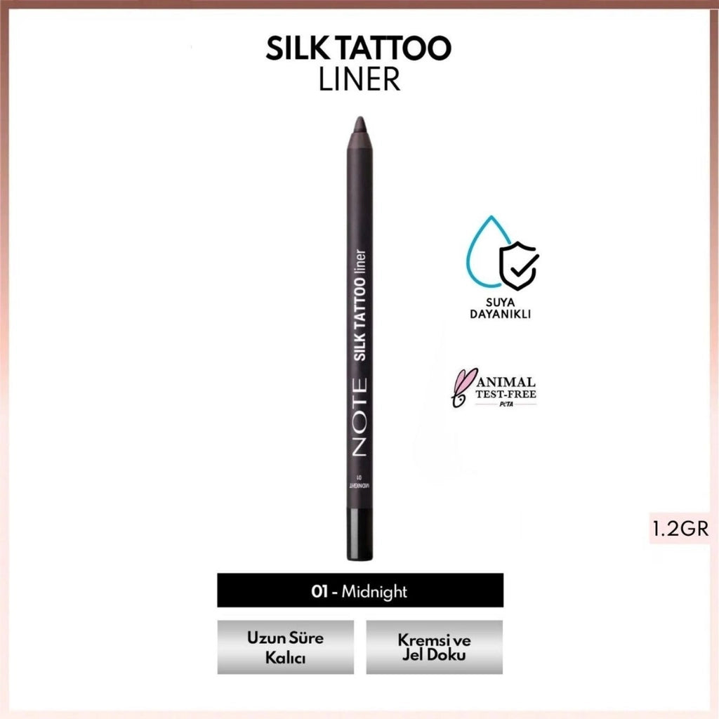 Note Silk Tattoo Liner Waterproof Silky Gel Eye Liner