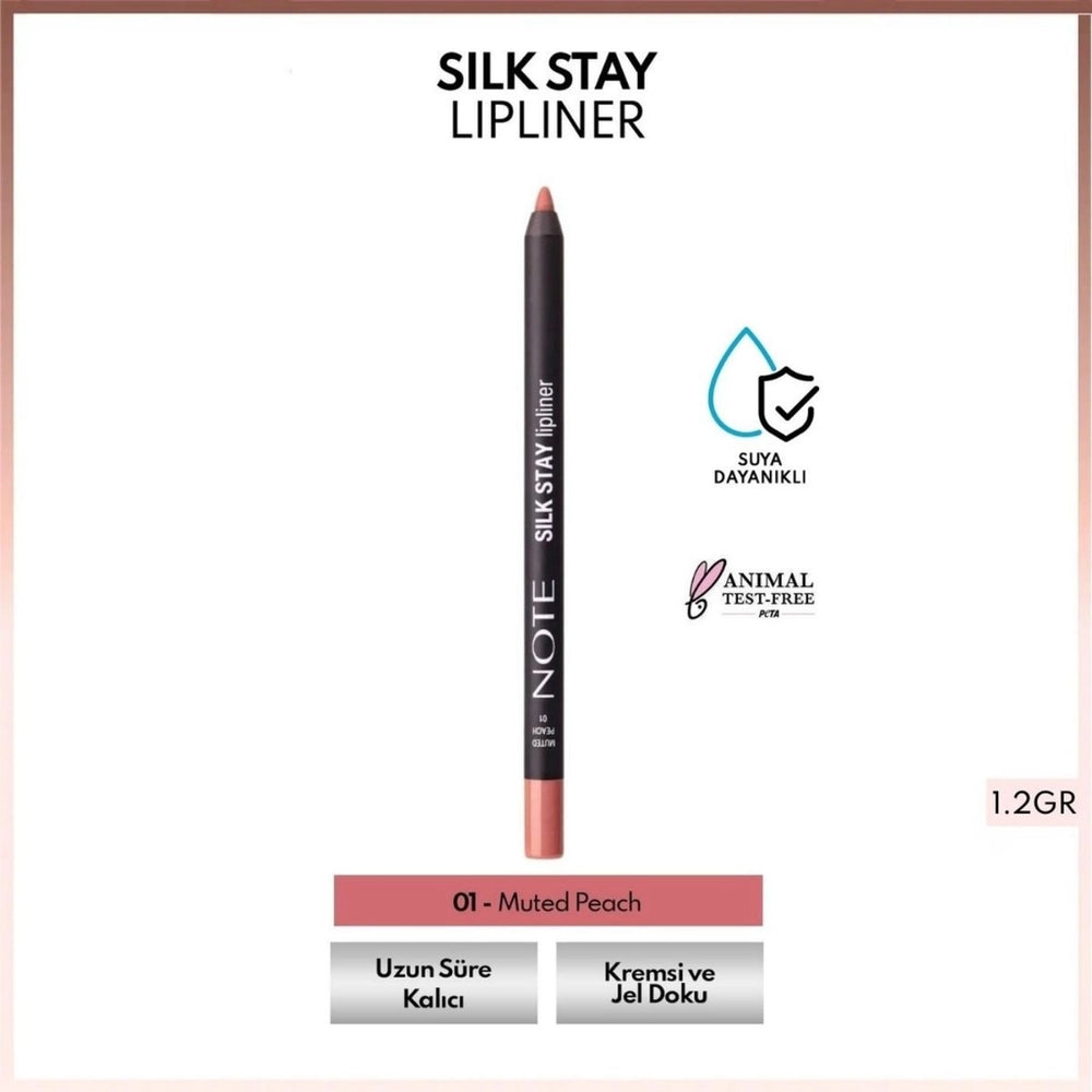 Note Silk Stay Lipliner Waterproof Silky Lip Liner