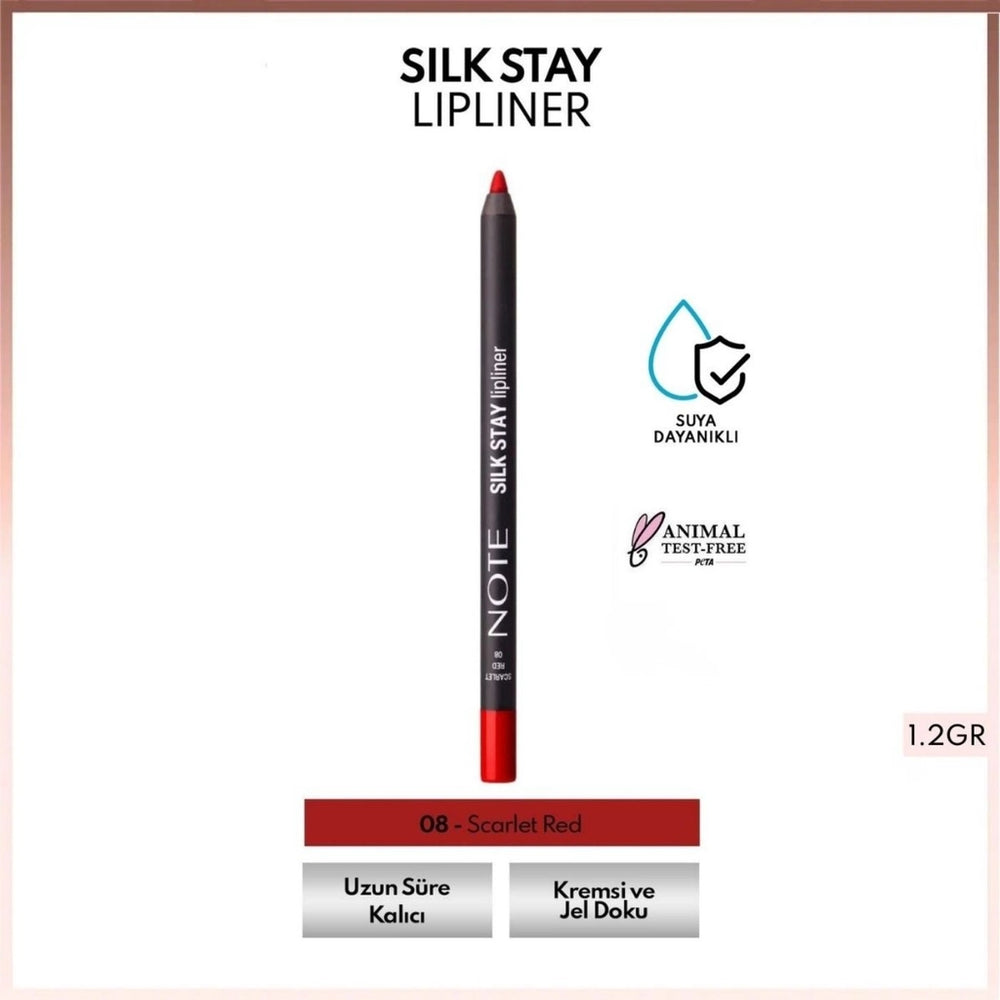 Note Silk Stay Lipliner Waterproof Silky Lip Liner