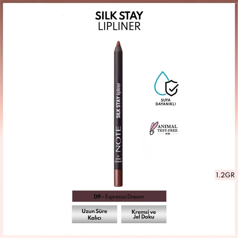 Note Silk Stay Lipliner Waterproof Silky Lip Liner