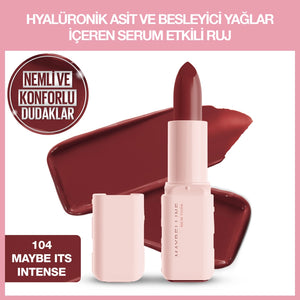 Maybelline New York Serum Effect Lipstick Containing Hyaluronic Acid and Nourishing Oil