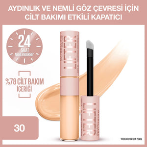 Maybelline New York Lifter Moisturizing and Brightening Concealer with Caffeine and Peptides