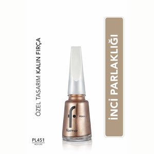 Flormar Pearly Intensely Pigmented and Pearlescent Reflection Nail Polish