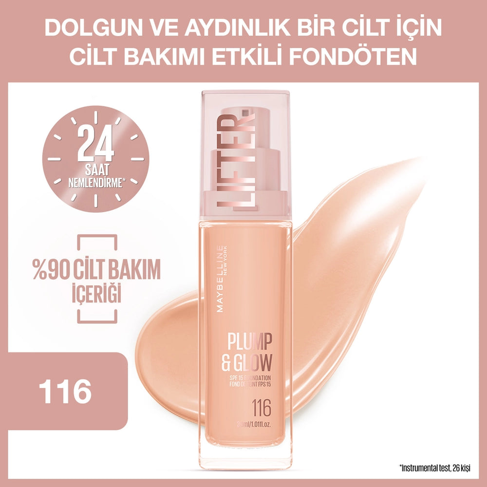 Maybelline New York Lifter Plump & Glow Illuminating Foundation