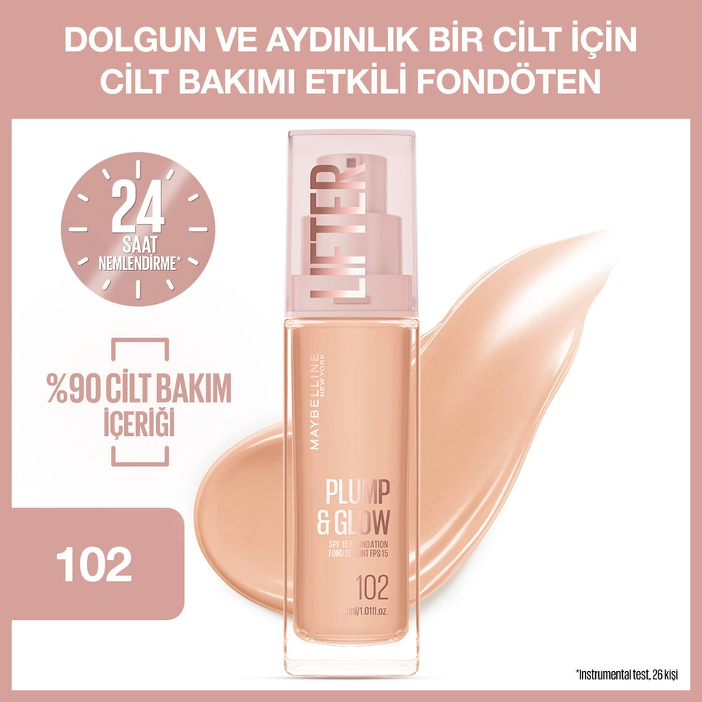 Maybelline New York Lifter Plump & Glow Illuminating Foundation